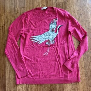 LOFT Vibrant Pink Knit Top